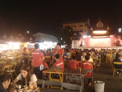The night market food court
