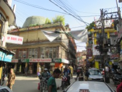 Stores in other parts of Thamel were beginning to re-open