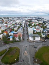 View looking west into Reykjavík's Old Town