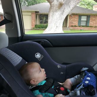 Borrowed carseat for the win!